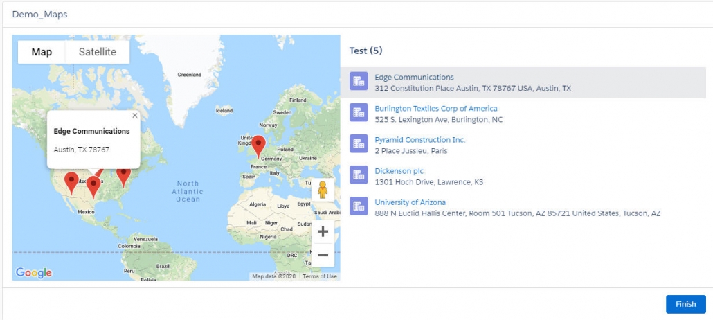 Present a Map with Markers in Flow